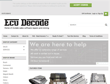 Tablet Screenshot of ecudecode.co.uk